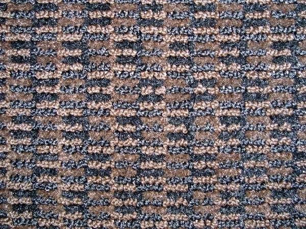Commercial Carpet Raminate KOL 169 (12 X 14) Black Dark Brown Strip 